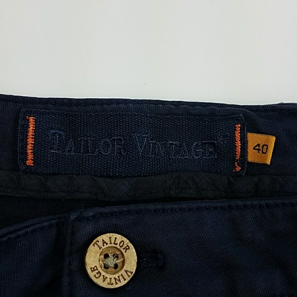 Tailor Vintage Shorts Tailor Vintage Mens Navy Blue Dress Shorts Kk